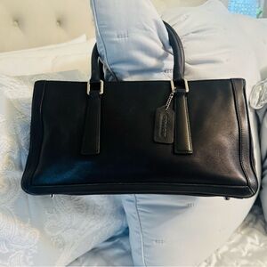 Coach Legacy Black Leather Satchel (#9419)